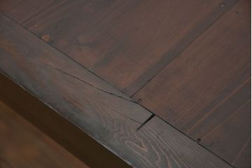 アンティーク家具　古民具・骨董　シックな15杯引き出し収納棚(ガラスケース、飾り棚、百味箪笥、薬箪笥)