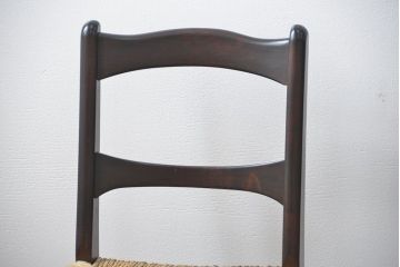 中古 ビンテージ 松本民芸家具 ラッシチェア2脚セット 定価1脚約74000円(椅子、イス)