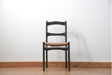 中古 ビンテージ 松本民芸家具 ラッシチェア1脚  定価約74000円(1)(椅子、イス)