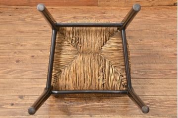 中古 ビンテージ 松本民芸家具 ラッシチェア1脚  定価約74000円(1)(椅子、イス)