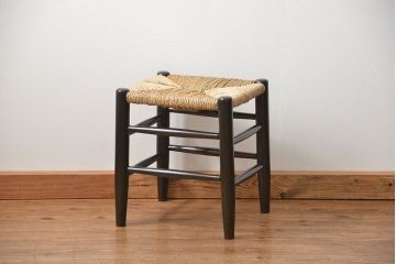 中古 ビンテージ 松本民芸家具 ラッシスツール (イス、椅子)
