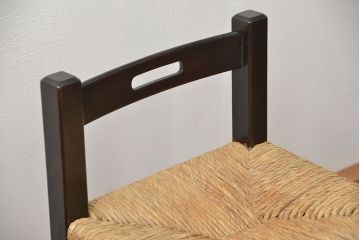 中古 ビンテージ 松本民芸家具 ラッシチェア1脚 (イス、椅子)
