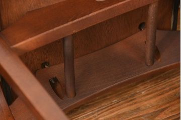 中古 ビンテージ 秋田木工  スタッキングスツール2脚セット(1)(イス、椅子)