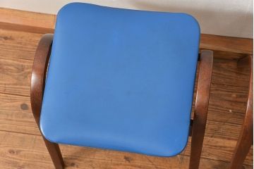 中古 ビンテージ 秋田木工 スタッキングスツール2脚セット(2)(イス、椅子)
