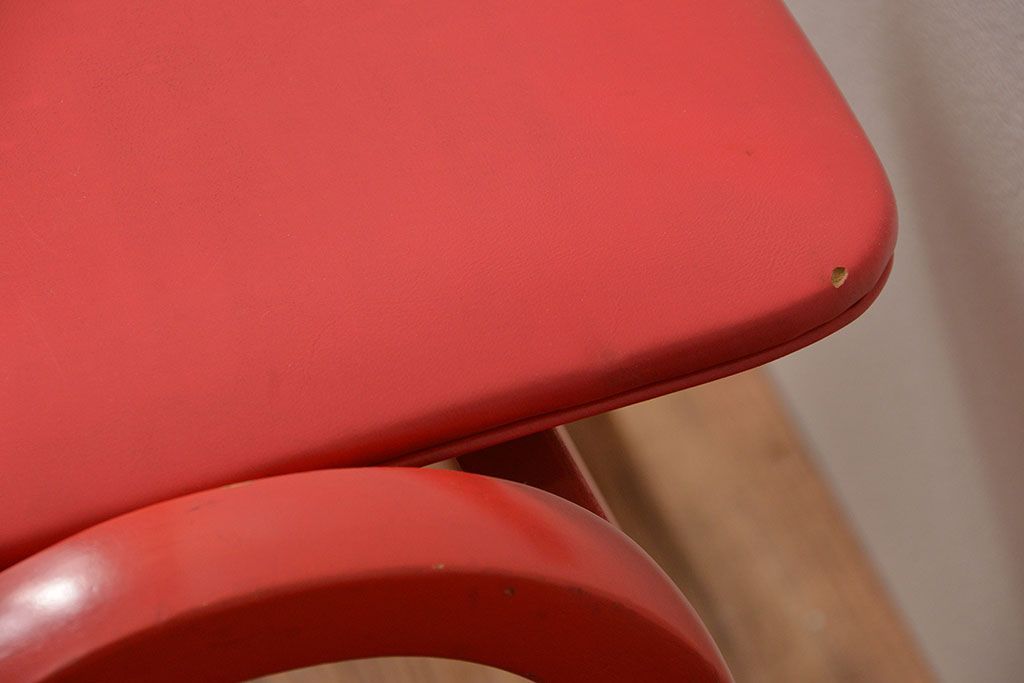 中古 ビンテージ 秋田木工 スタッキングスツール2脚セット(3)(イス、椅子)