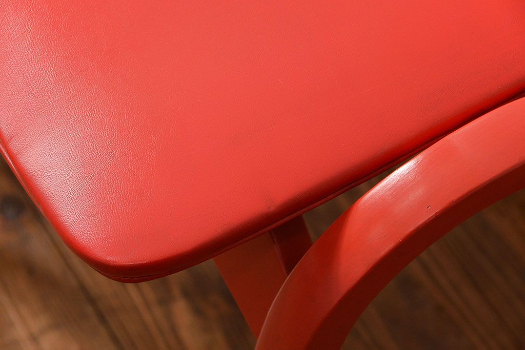 中古 ビンテージ 秋田木工 スタッキングスツール2脚セット(3)(イス、椅子)