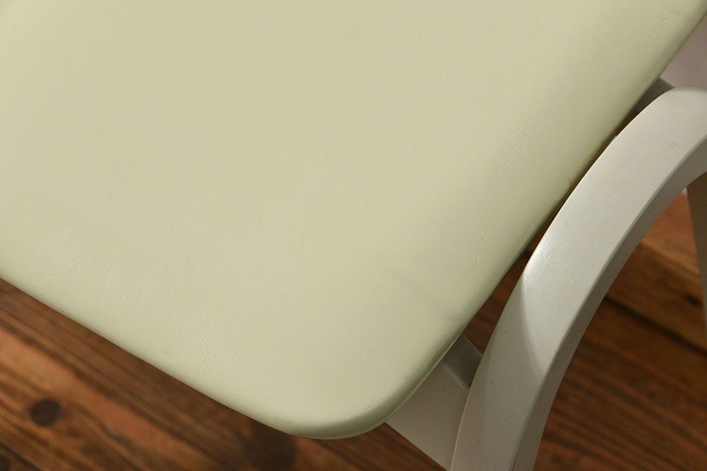 中古 ビンテージ 秋田木工 スタッキングスツール2脚セット(4)(イス、椅子)