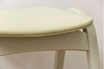 中古 ビンテージ 秋田木工 スタッキングスツール2脚セット(4)(イス、椅子)