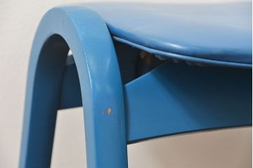 中古 ビンテージ 秋田木工 スタッキングスツール2脚セット(4)(イス、椅子)