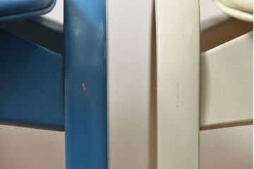 中古 ビンテージ 秋田木工 スタッキングスツール2脚セット(4)(イス、椅子)