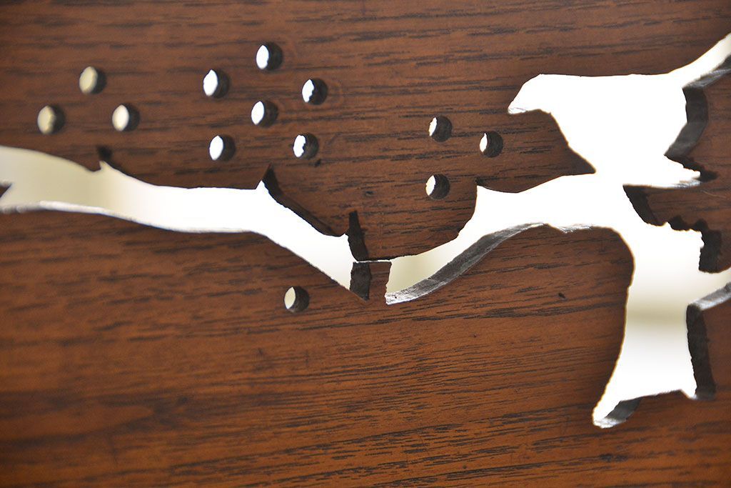 アンティーク家具　アンティーク 上質なタモ材ブックケース(収納棚、本箱)