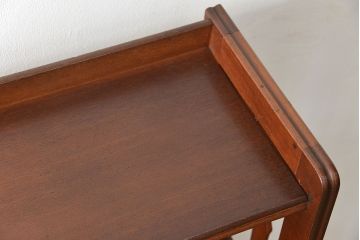 ヴィンテージ家具　昭和レトロ かわいいデザインのビンテージ本棚(ブックシェルフ、飾り棚)