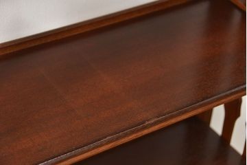 ヴィンテージ家具　昭和レトロ かわいいデザインのビンテージ本棚(ブックシェルフ、飾り棚)