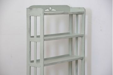 レトロ家具　昭和レトロ ★アンティークペイント本棚(ブックシェルフ、飾り棚)