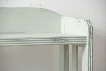 レトロ家具　昭和レトロ ★アンティークペイント本棚(ブックシェルフ、飾り棚)