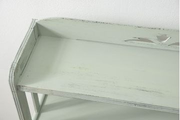 レトロ家具　昭和レトロ ★アンティークペイント本棚(ブックシェルフ、飾り棚)