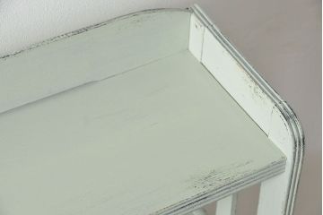 レトロ家具　昭和レトロ ★アンティークペイント本棚(ブックシェルフ、飾り棚)