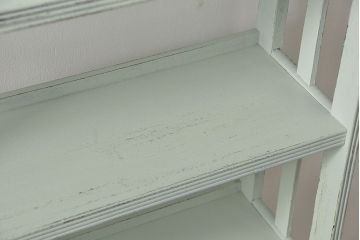 レトロ家具　昭和レトロ ★アンティークペイント本棚(ブックシェルフ、飾り棚)