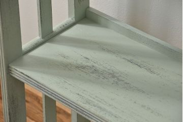 レトロ家具　昭和レトロ ★アンティークペイント本棚(ブックシェルフ、飾り棚)