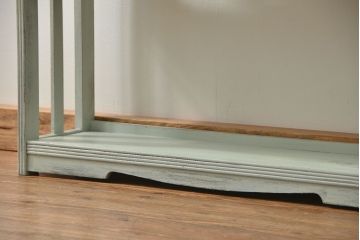 レトロ家具　昭和レトロ ★アンティークペイント本棚(ブックシェルフ、飾り棚)