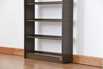 レトロ家具　昭和レトロ アンティーク薄型本棚(飾り棚)