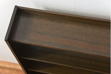 レトロ家具　昭和レトロ アンティーク薄型本棚(飾り棚)