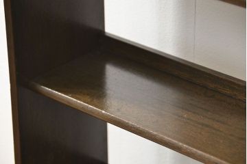 レトロ家具　昭和レトロ アンティーク薄型本棚(飾り棚)