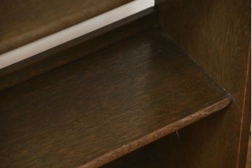 レトロ家具　昭和レトロ アンティーク薄型本棚(飾り棚)