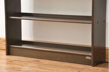 レトロ家具　昭和レトロ アンティーク薄型本棚(飾り棚)