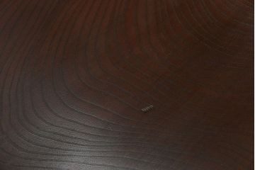 アンティーク家具　古民具・骨董 総欅材一枚板 上質な特大ちゃぶ台(センターテーブル、机、座卓)