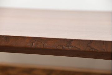 アンティーク家具　アンティーク 総欅材 上質な柾目造り 折り畳みちゃぶ台(センターテーブル、机、座卓)