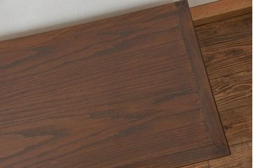 レトロ家具　昭和レトロ アンティークペイント仕上げ かわいいテーブル(平机、ローボード)