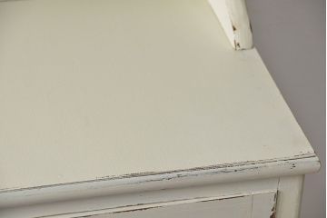 レトロ家具　アンティークペイント レトロな脚付きデンタルキャビネット(デンタルケース、ケビント、収納棚)