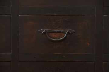 アンティーク家具　古民具・骨董 30杯引き出し重ね収納棚(飾り棚、薬箪笥、水屋箪笥、収納箪笥)