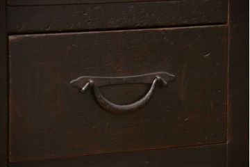 アンティーク家具　古民具・骨董 30杯引き出し重ね収納棚(飾り棚、薬箪笥、水屋箪笥、収納箪笥)