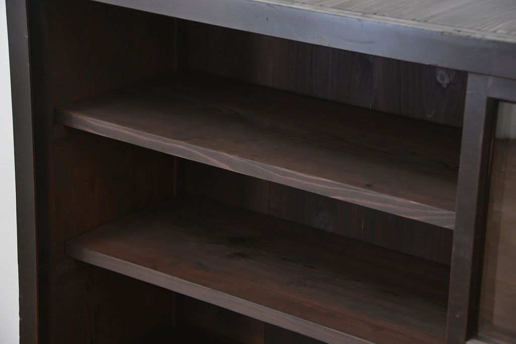 アンティーク家具　古民具・骨董 30杯引き出し重ね収納棚(飾り棚、薬箪笥、水屋箪笥、収納箪笥)