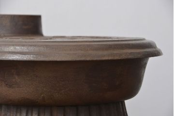 アンティーク雑貨　未使用品 SANKYO(サンキョー) ビンテージダルマストーブ(大)(薪ストーブ、石炭ストーブ)