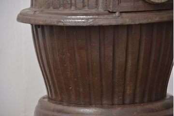アンティーク雑貨　未使用品 SANKYO(サンキョー) ビンテージダルマストーブ(大)(薪ストーブ、石炭ストーブ)