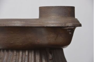 アンティーク雑貨　未使用品 SANKYO(サンキョー) ビンテージダルマストーブ(中)(薪ストーブ、石炭ストーブ)