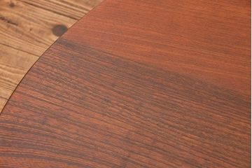 アンティーク家具　アンティーク 総欅材の大きな丸型ちゃぶ台(テーブル、机)