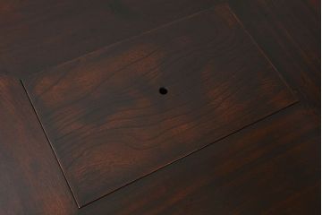 アンティーク雑貨　中古 ビンテージ 松本民芸家具 特注欅製 座炉卓(1)(囲炉裏、火鉢、座卓)