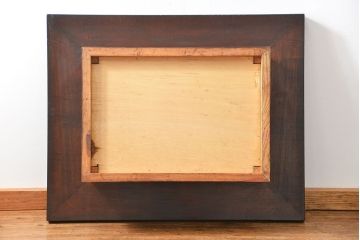 アンティーク雑貨　中古 ビンテージ 松本民芸家具 特注欅製 座炉卓(1)(囲炉裏、火鉢、座卓)