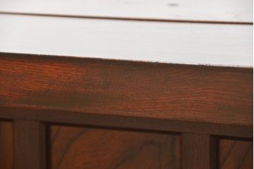 アンティーク雑貨　中古 ビンテージ 松本民芸家具 特注欅製 座炉卓(2)(囲炉裏、火鉢、座卓)