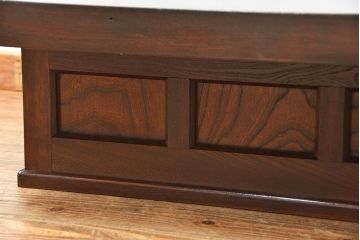 アンティーク雑貨　中古 ビンテージ 松本民芸家具 特注欅製 座炉卓(3)(囲炉裏、火鉢、座卓)