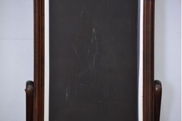 アンティーク家具　大正ロマン 古い欅(ケヤキ)材の上質な鏡台(ドレッサー、姿見)