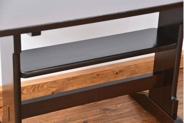 中古 ビンテージ 松本民芸家具 食卓テーブル(4)(ダイニングテーブル、机)