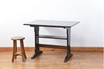 中古 ビンテージ 松本民芸家具 食卓テーブル(4)(ダイニングテーブル、机)