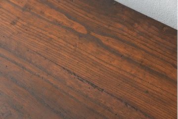 アンティーク家具　古民具・骨董 江戸期　総桐観音開き時代箪笥ローボード(たんす、タンス、桐箪笥、桐たんす)