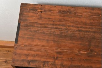 アンティーク家具　古民具・骨董 小振りなマス目飾り棚(本棚、書棚)