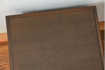 レトロ家具　昭和レトロ 小さな引き出し付きレコードケース(蓄音機)